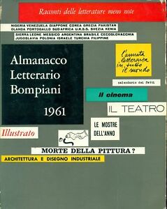 Copertina Almanacco Letterario Bompiani 1961, Milano, Bompiani 1960
