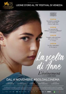 La locandina del film Audrey Diwan La locandina del film Audrey Diwan