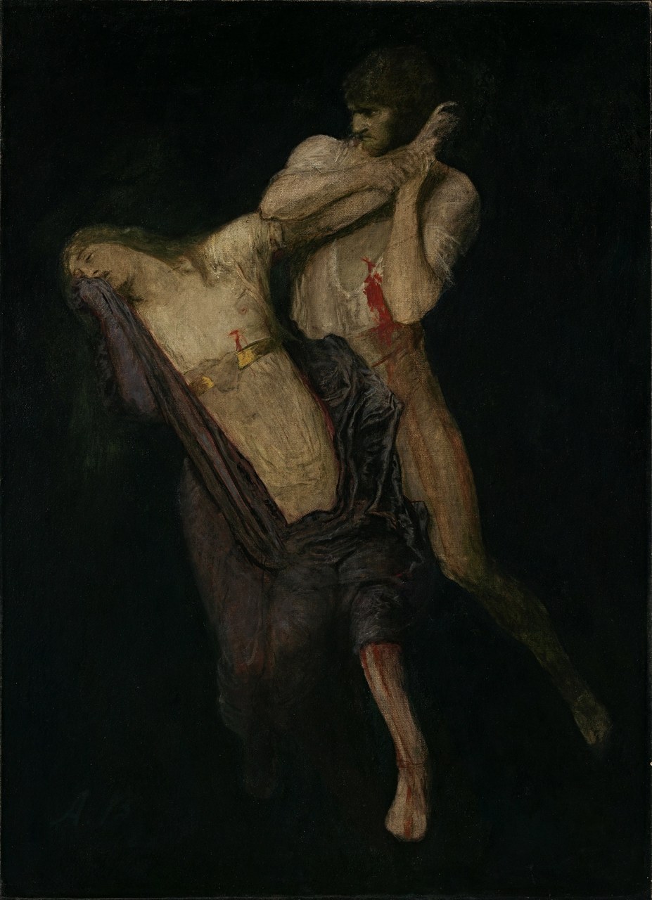 Arnold Böcklin, Paolo und Francesca, 1893 Arnold Böcklin, Paolo und Francesca, 1893