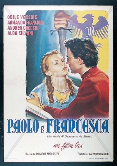 Raffaello Matarazzo, Paolo e Francesca, 1950 Raffaello Matarazzo, Paolo e Francesca, 1950