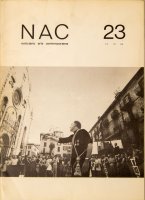 Foto di copertina del numero 23 della rivista NAC, in NAC, n.23, 15 ottobre 1968

&nbsp;
