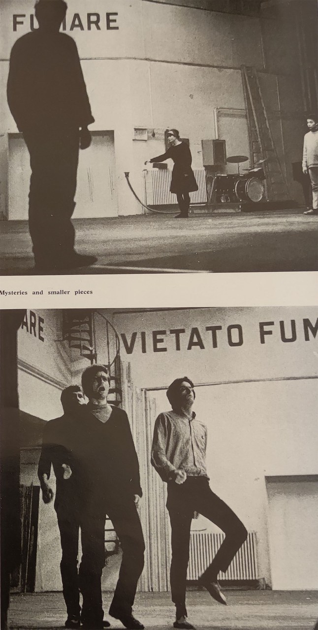 Alcune fotografie di Mysteries and smaller pieces pubblicate su &lsquo;Sipario&rsquo; (n. 229, maggio 1965)

