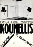 Catalogo della mostra Jannis Kounellis: Il Giardino. I Giuochi, Roma, Galleria L&rsquo;Attico, 1967 (11 marzo - 8 aprile 1967) 
