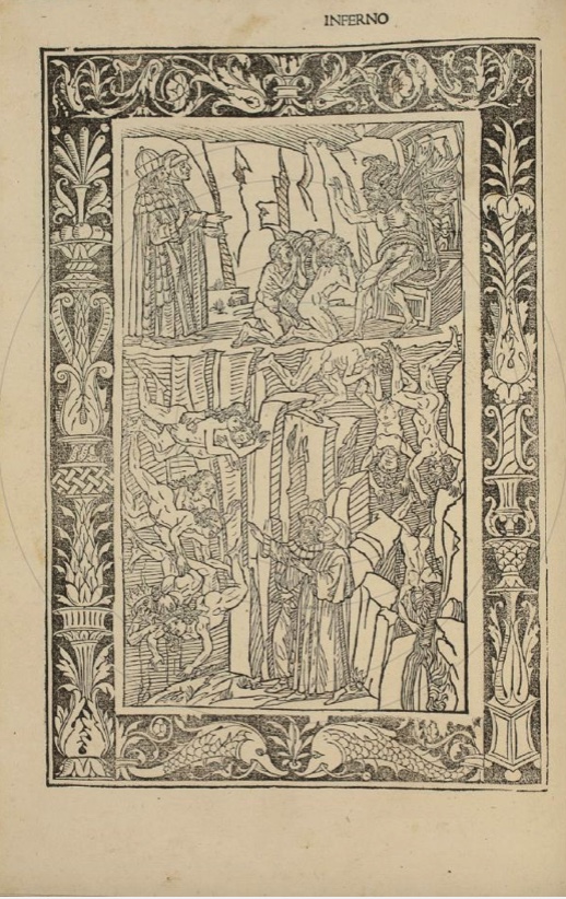 fig. 2 Dante Alighieri,&nbsp;La Commedia, comm. Crisoforo Landino, Brescia, Bonino de&rsquo; Bonini, 31 marzo 1487, p. 85

