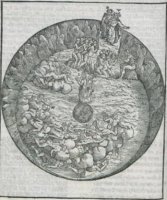 fig. 4&nbsp;La Comedia di Dante Aligieri con la nova espositione di Alessandro Vellutello, Venezia, Francesco Marcolini, 1544
