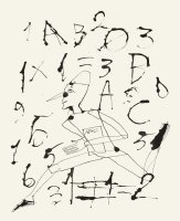 Fig. 6. Mimmo Paladino, opera grafica per Pinocchio, 2004. Serigrafia, carborundum, 60x45 cm
