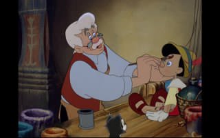 Fig. 3. Geppetto (B. Sharpsteen, H. Luske, Pinocchio, Walt Disney Studios, 1940)
