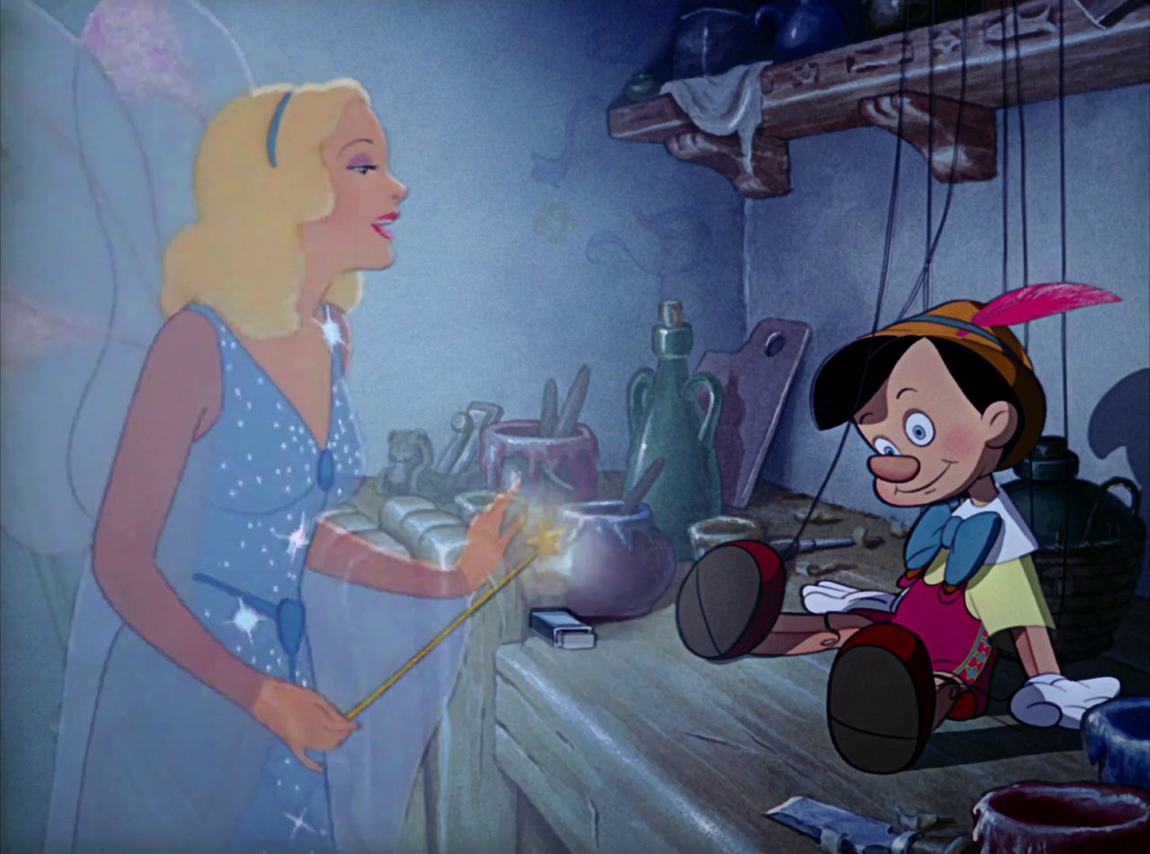 Fig. 8. Blue Fairy (B. Sharpsteen, H. Luske, Pinocchio, Walt Disney Studios, 1940)
