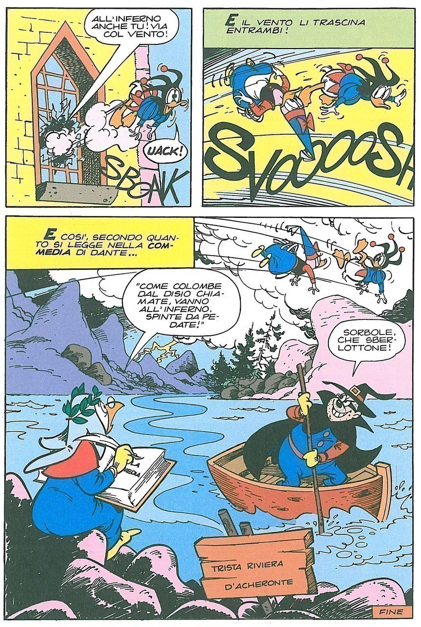 Guido Martina, Giovan Battista Carpi,&nbsp;La bufera infernal, china su carta e colore, 1980, tav. 16
