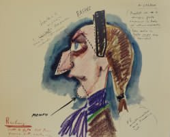 Fig. 1. Disegno di Federico Fellini per Casanova
