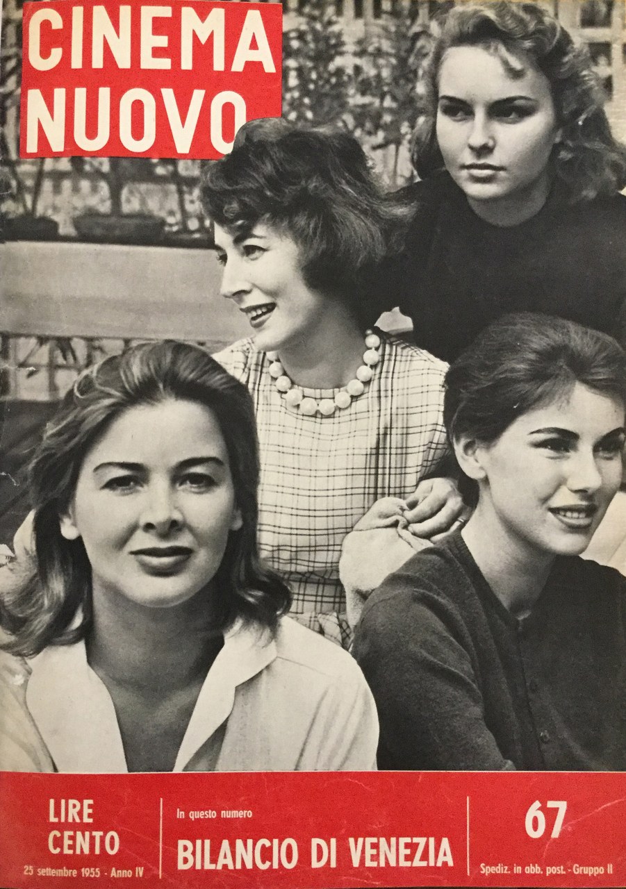 Le attrici di Le amiche sulla copertina del n. 67, settembre 1955
