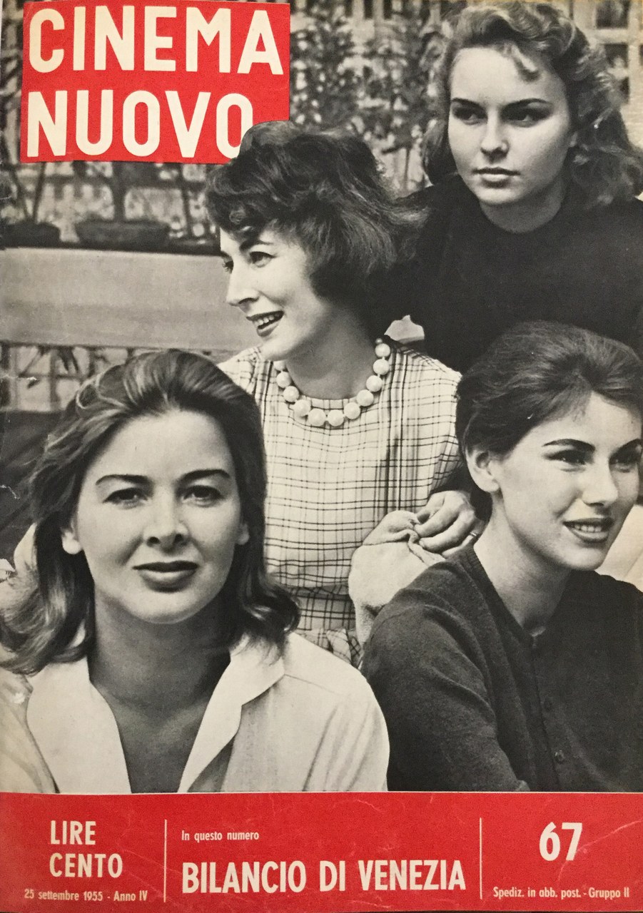 Le attrici di Le amiche sulla copertina del n. 67, settembre 1955
