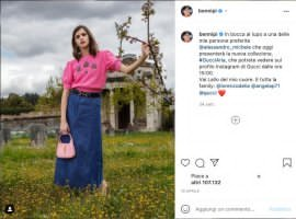 Benedetta Porcaroli per la campagna Gucci Aria
