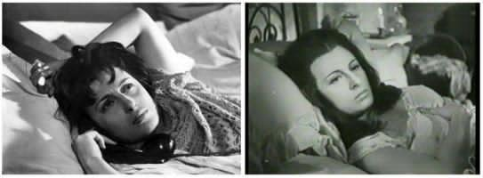 Fig. 5 &ldquo;L&rsquo;amore&rdquo; (R. Rossellini,1948) e &ldquo;Assunta Spina&rdquo; (M. Mattoli, 1948)
