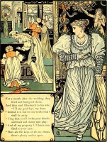 Fig. 5 Walter Crane, La titubanza della giovane sposa, da The sleeping beauty picture book, New York 1911 (Wikimedia Commons)

