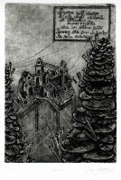 fig. 3 Sara Vettori, Ottavia, acquaforte e acquatinta, 21x27 cm, 2012
