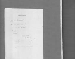 Foglietto di dedica autografo conservato nella copia del libro in&nbsp;possesso del Museo Bodoniano di Parma
