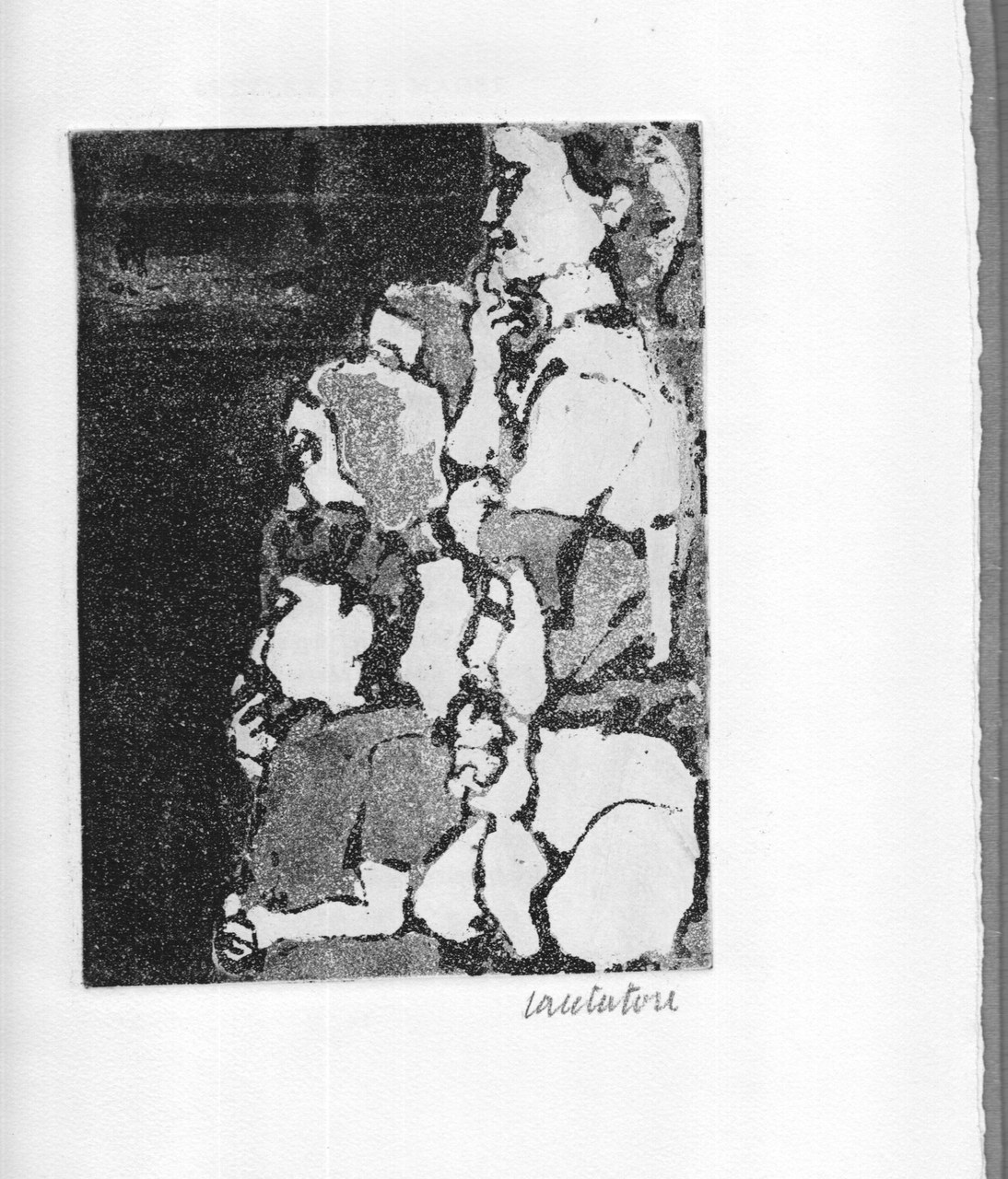 Acquaforte di Domenico Cantatore per Quasimodo, 1963 b
