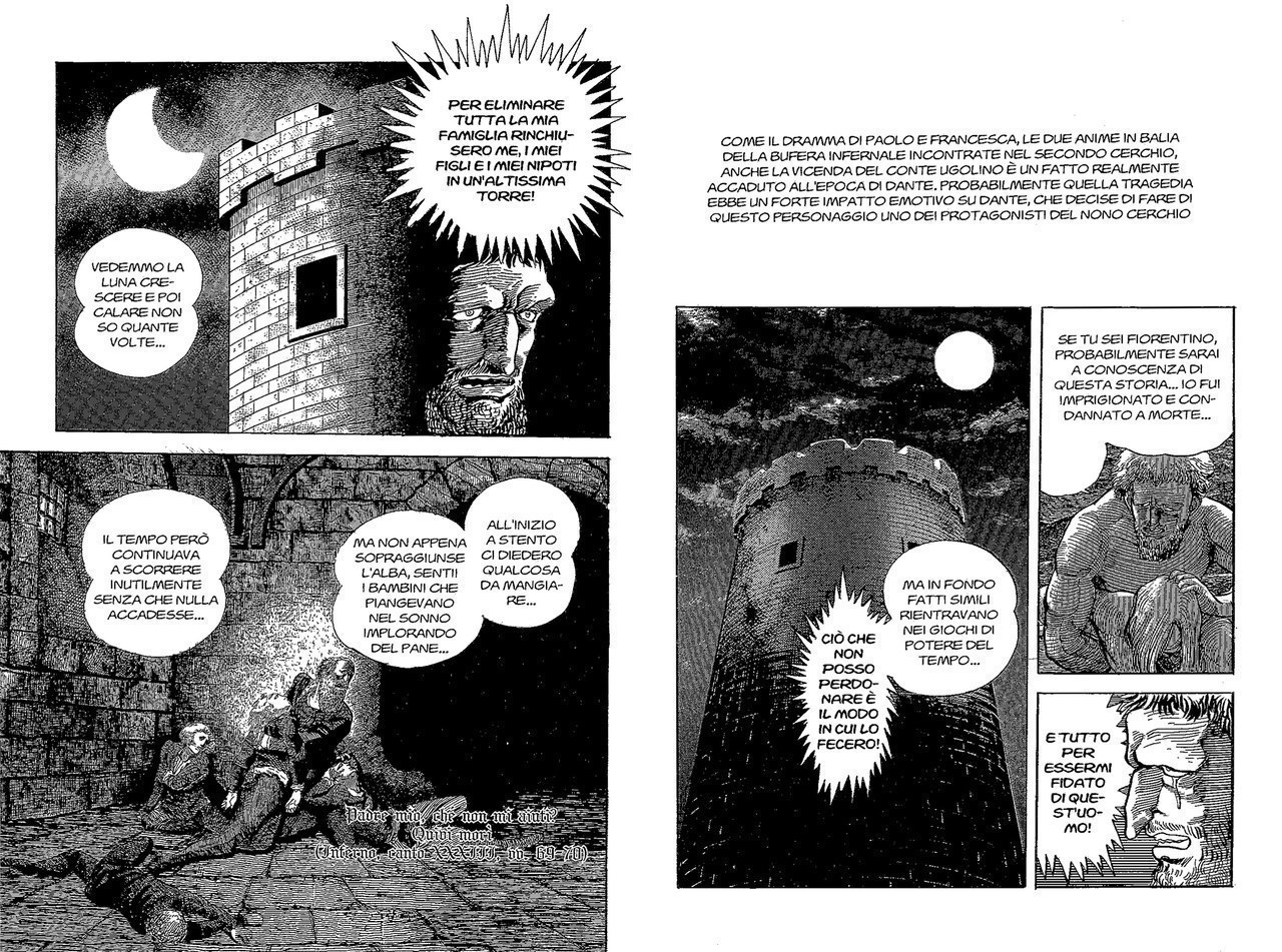 Go Nagai, La vicenda del Conte Ugolino, 1994, vol. 2
