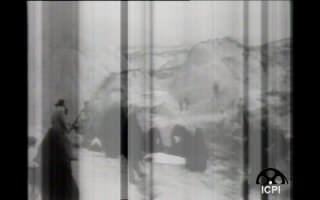 fig. 6 Michele Gandin, Lamento funebre, 1954. Screenshot da terzi.
