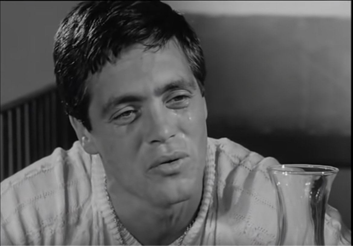 Fig. 1 Franco Citti in Accattone (1961) di Pier Paolo Pasolini
