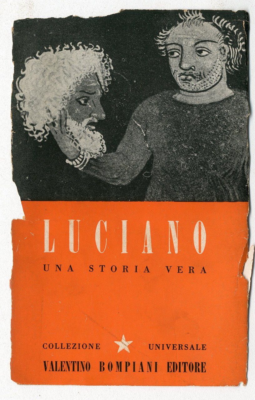 
Fig. 7 Copertina di Una storia vera di Luciano di Samosata (Bompiani, 1944)
