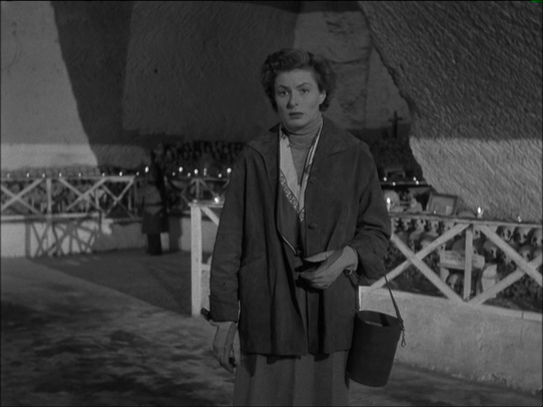Fig. 4 Ingrid Bergman in &ldquo;Viaggio in Italia&rdquo; (R. Rossellini, 1954)
