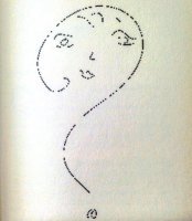 Fig. 5&nbsp;Disegno di Monica Vitti, pubblicato in&nbsp;Il letto &egrave; una rosa, Milano, Mondadori, 1995
