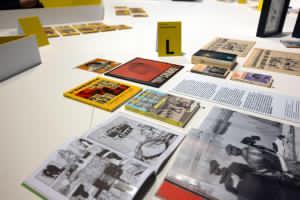 Fig. 5 Un&rsquo;immagine della mostra I sensi del giallo. Il corpo (del reato) tra inganno ed evidenza, a cura di Luisella Farinotti, Annalisa Pellino e Davide Rapp (Milano, Universit&agrave; IULM, 14 marzo-10 aprile 2025) &copy;Ufficio Comunicazione, Universit&agrave; IULM, Milano
