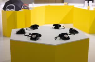 Fig. 7 Un&rsquo;immagine della mostra I sensi del giallo. Il corpo (del reato) tra inganno ed evidenza, a cura di Luisella Farinotti, Annalisa Pellino e Davide Rapp (Milano, Universit&agrave; IULM, 14 marzo-10 aprile 2025) &copy;Ufficio Comunicazione, Universit&agrave; IULM, Milano
