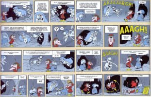 fig. 3 La divina commedia a fumetti di Marcello, pp. 27-28
