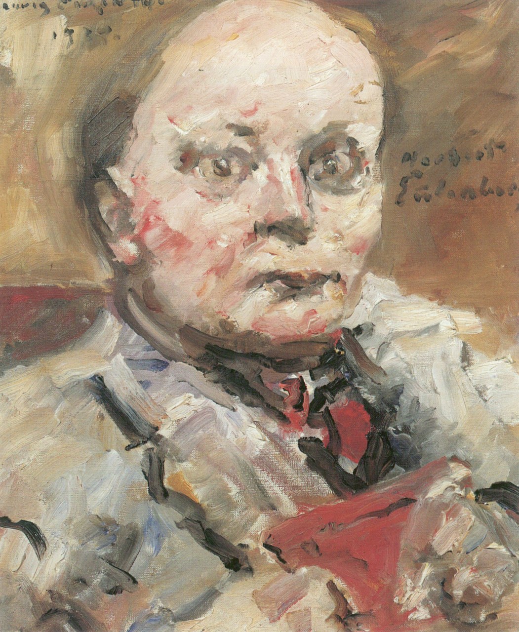 Fig. 1 Lovis Corinth, Ritratto di Herbert Eulenberg, 1924.
