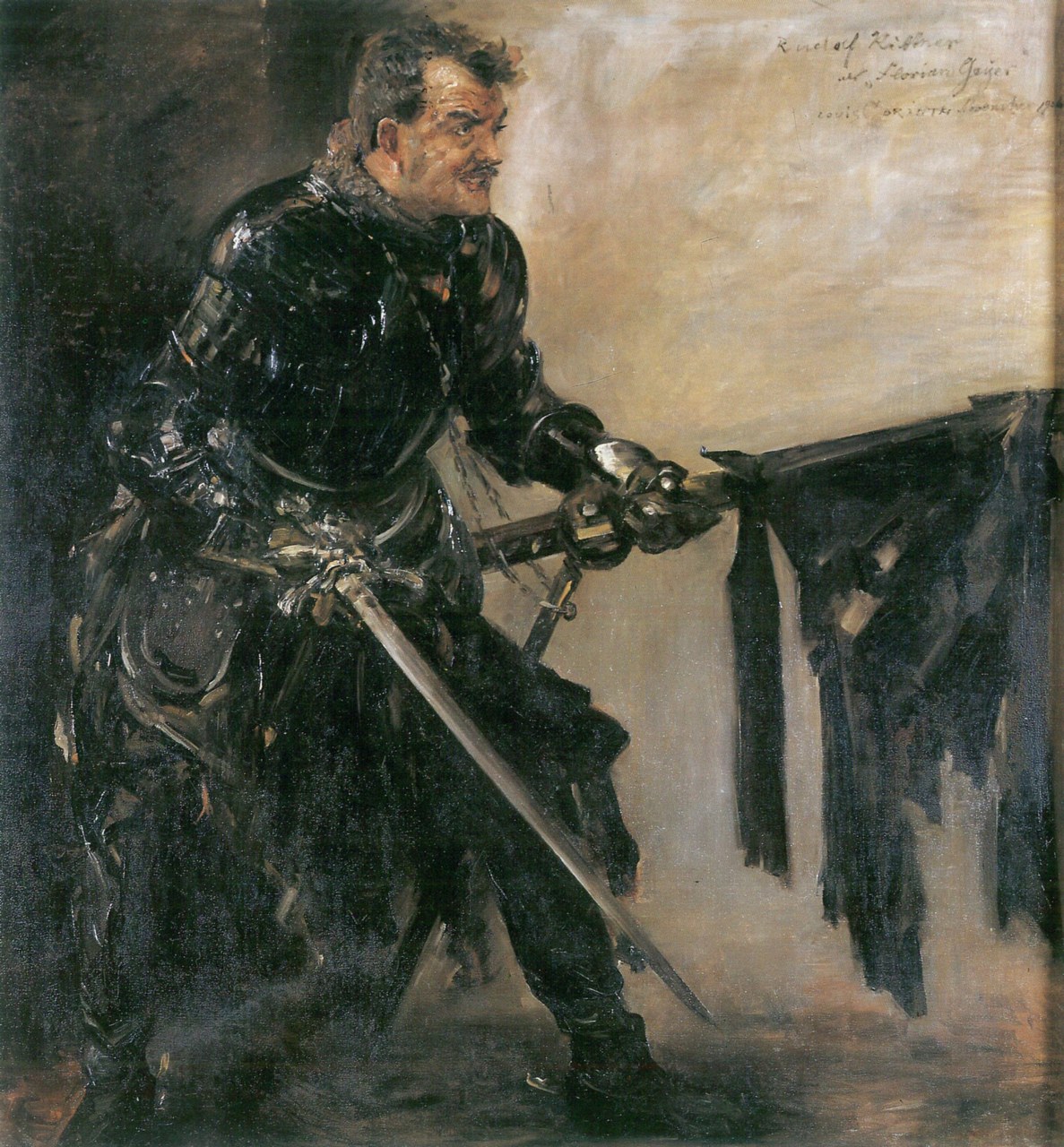 Fig. 3 Lovis Corinth, Rudolf Rittner nei panni di Florian Geyer di Hauptmann.
