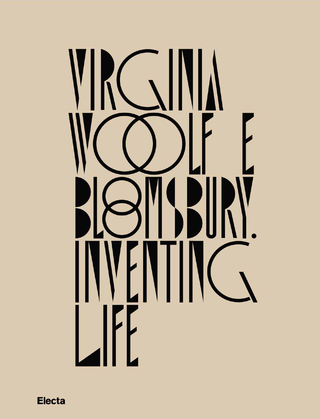 Fig. 1 La copertina del volume Virginia Woolf e Bloomsbury. Inventing Life, a cura di Nadia Fusini (Electa 2022)
