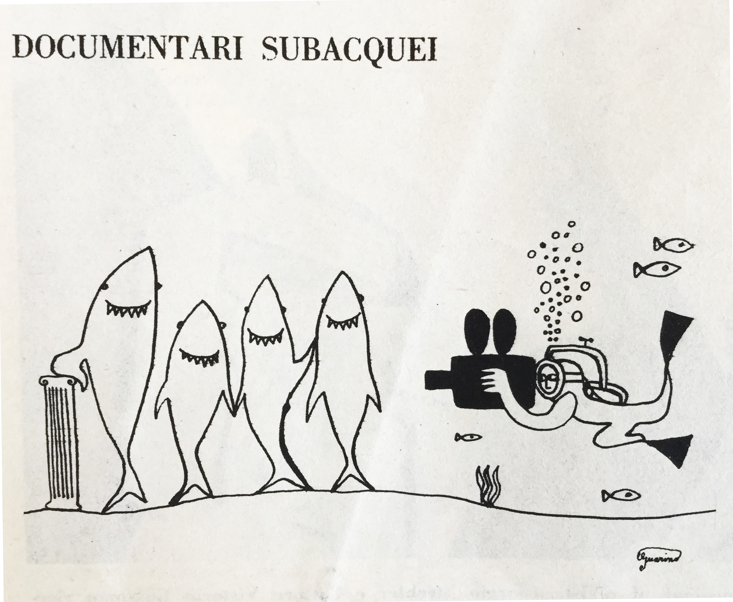 fig. 5 Cinema Nuovo, Documentari subacquei, 1955, p. 280
