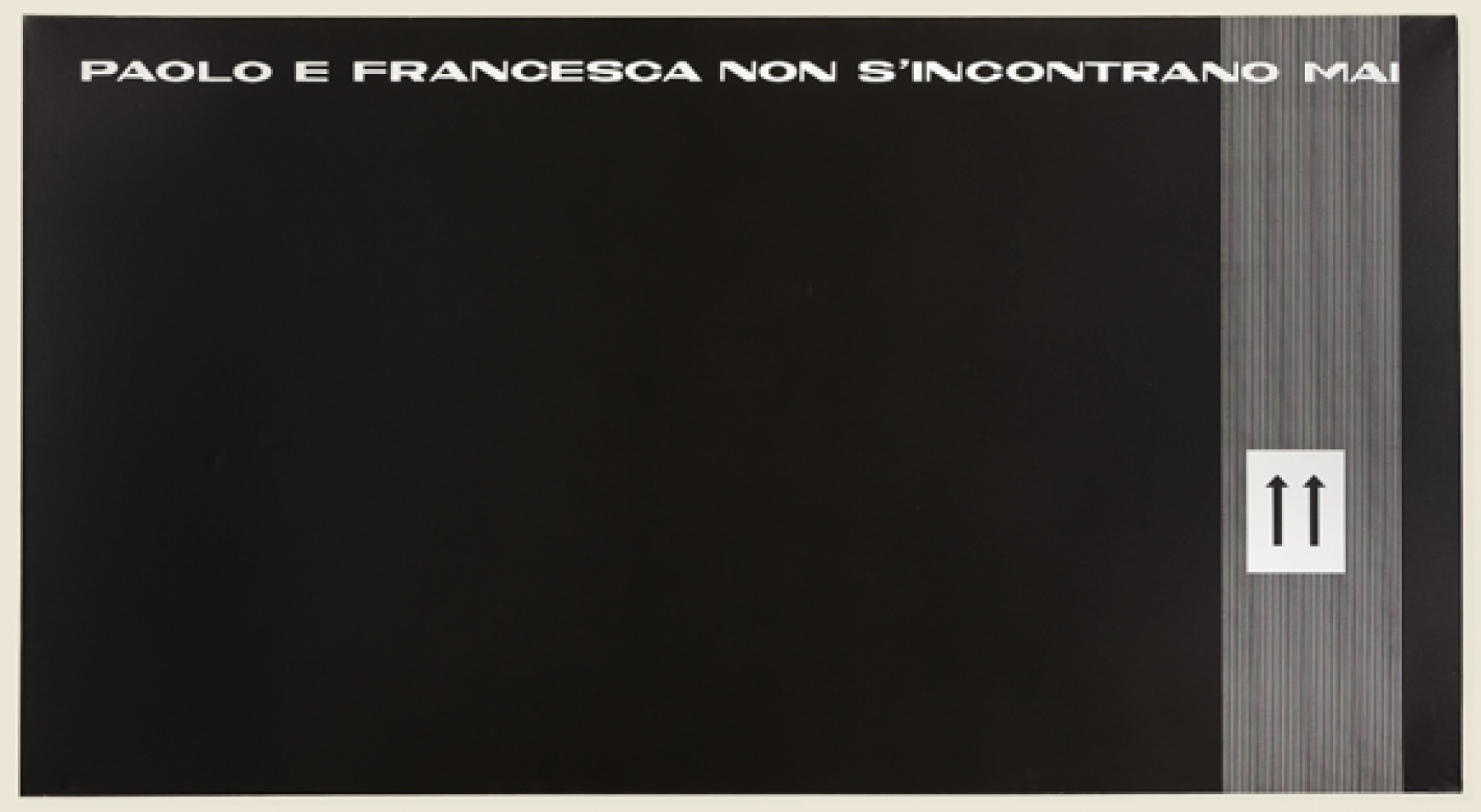 Paolo e Francesca, 1966 (versione in bianco)
