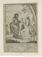 Fig. 1 Jacques Bacheley (1712-1781), La clef d&rsquo;or ou La F&eacute;e Moderne. Graveur (gallica.bnf.fr / BNF).
