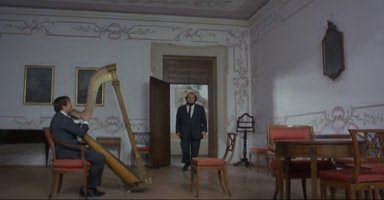 Fig. 3 Marco Ferreri e Alberto Lionello in Porcile (1969) di Pier Paolo Pasolini
