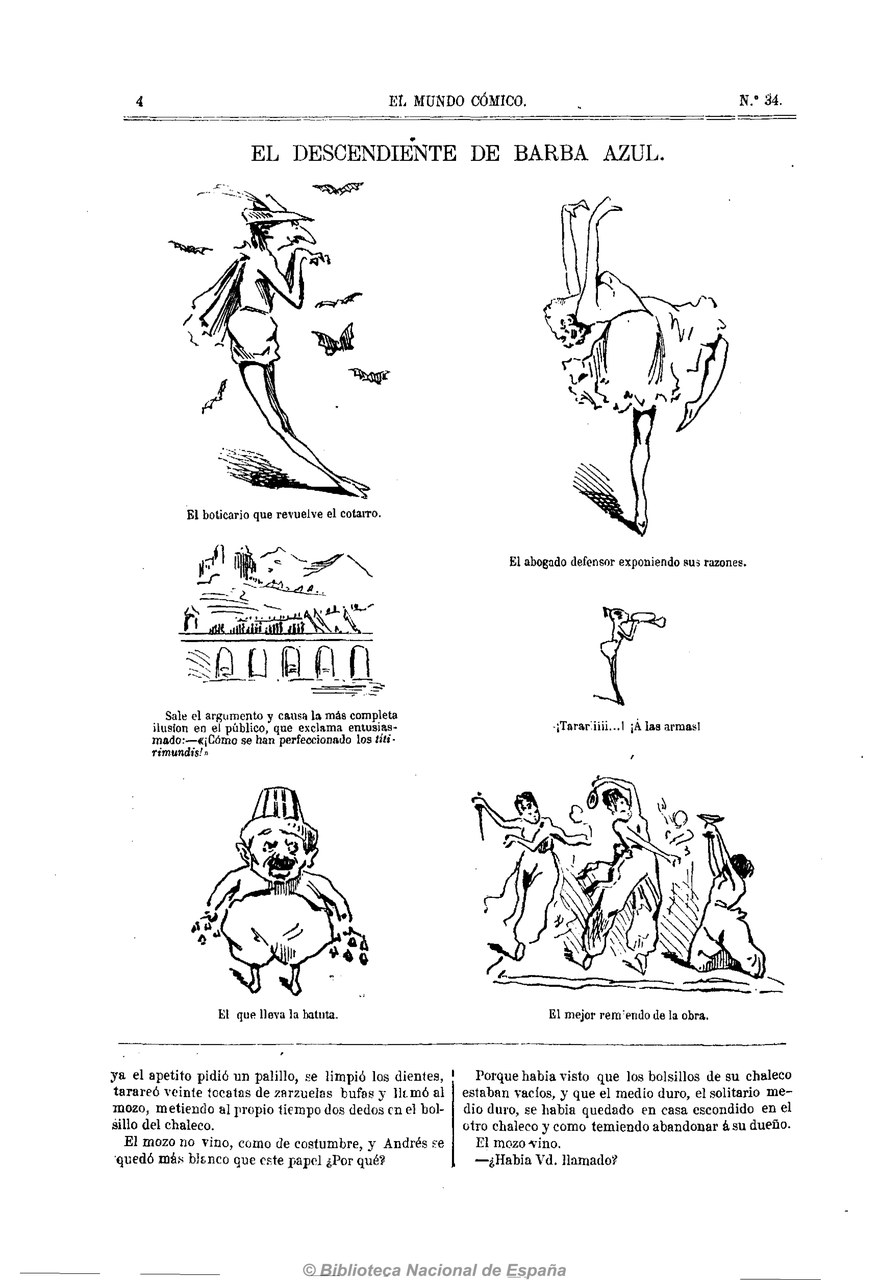 Fig. 4&nbsp;El mundo c&oacute;mico, 22 de junio de 1873.
