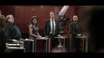 Screenshot da terzi della serie Borgen, S.1 Ep.1.
