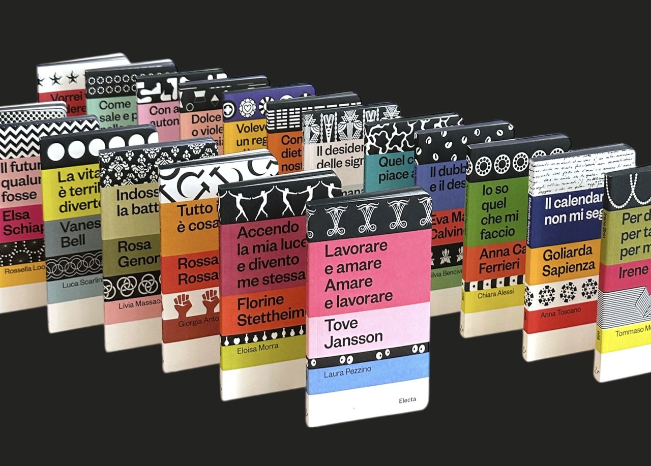 Fig. 4 I volumi della collana di monografie Oil&agrave; &copy;Electa
