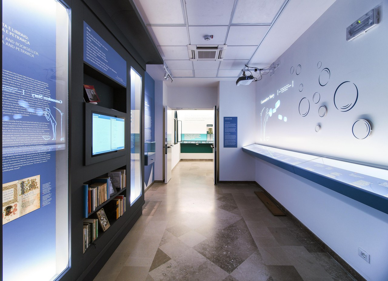 Fig. 5 La sezione del Museo LETS di Trieste dedicata al Museo Saba. Foto di &copy;Milo&scaron; Ciuk &copy;Museo LETS
