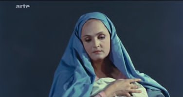 Fig. 2 Laura Betti ne La ricotta (1963) di Pier Paolo Pasolini
