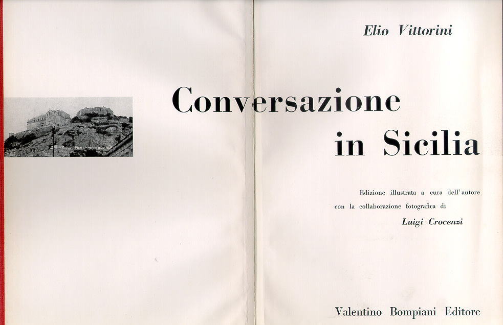 
Fig. 2 Elio Vittorini, Conversazione in Sicilia (1953)
