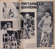 Fig. 4 S.A., &lsquo;Tintarella in giardino&rsquo;, Annabella, 29, 21/07/1963, pp. 30-31.
