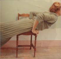 Francesca Woodman, Untitled, New York, 1979. 3 5/16 x 3 1/2 in. Chromogenic print. &copy; Woodman Family Foundation / Artists Rights Society (ARS), New York.
