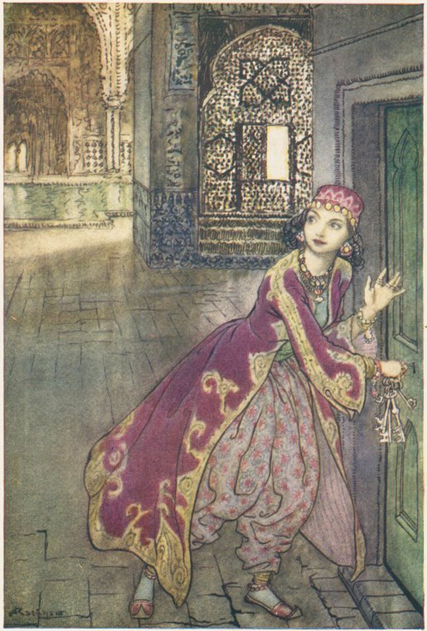 Fig. 2 Arthur Rackham, The Arthur Rackham fairy book. A book of old favourites with new illustrations, 1933, (The New York Public Library, Digital Collection). 
