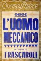 Manifesto di L&#39;uomo meccanico, di Andr&eacute;e Deed (1921)
