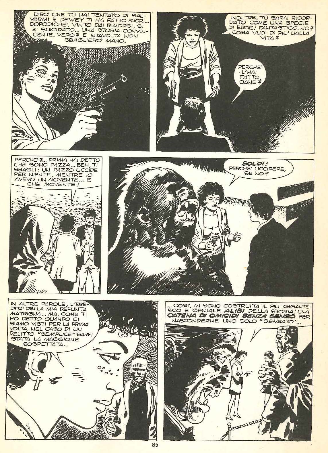 Gustavo Trigo, Dylan Dog #2, china su carta, 1986 Gustavo Trigo, Dylan Dog #2, china su carta, 1986
