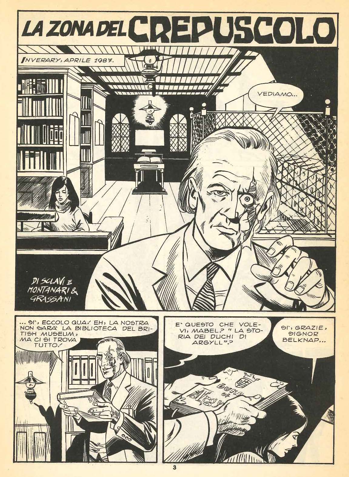 Montanari & Grassani, Dylan Dog #7, china su carta, 1987 Montanari & Grassani, Dylan Dog #7, china su carta, 1987